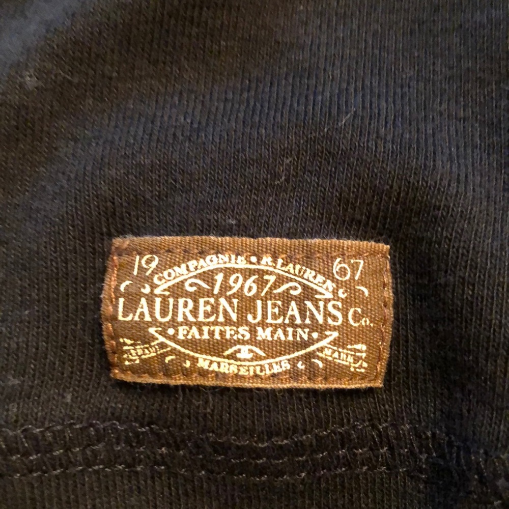EUC Lauren Ralph Lauren Women’s Black Long Sleeve T Shirt Small - Picture 2 of 6